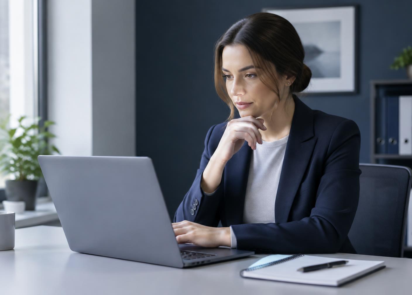 Recruitment consultant reviewing a candidate shortlist